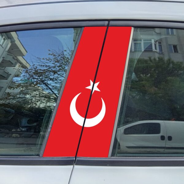 Bayrak Araba Direk Sticker Bayrak01