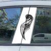 Kobra Çizimi Araba Direk Stickeri Kor49