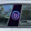 Neon Aslan Araba Direk Stickeri Hay23